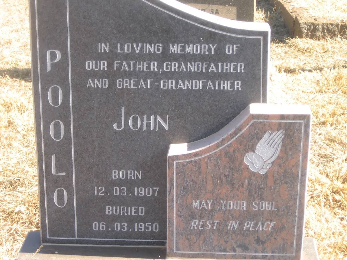 POOLO John 1907-1950