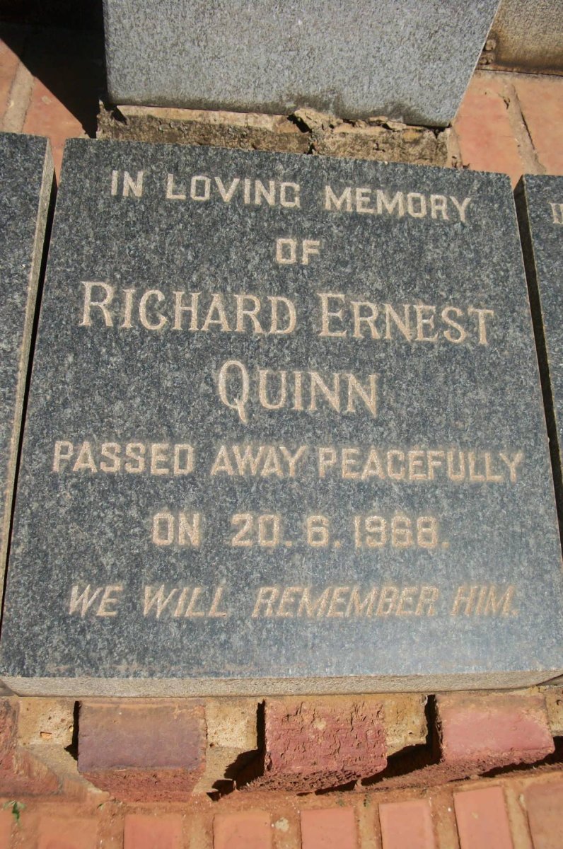 QUINN Richard Ernest -1968