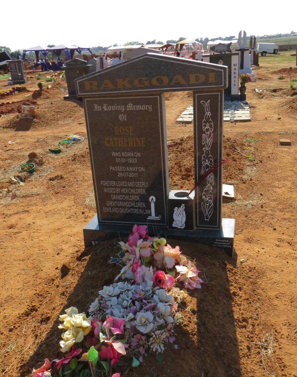 RAKGOADI Rose Catherine 1933-2011