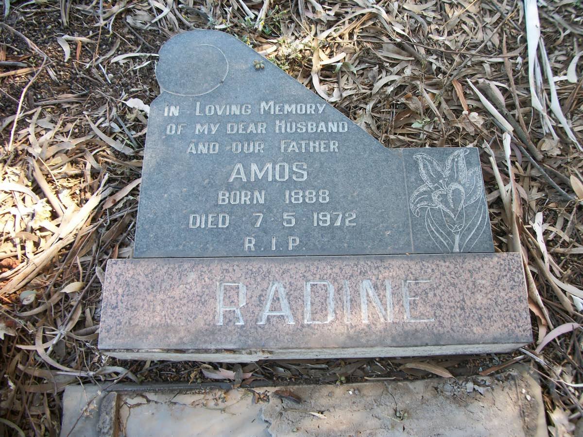 RADINE Amos 1888-1972