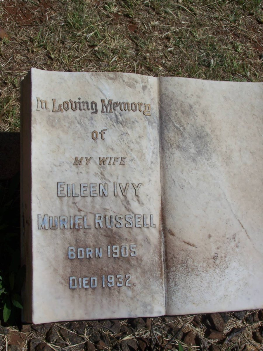 RUSSELL Eileen Ivy Muriel 1905-1932