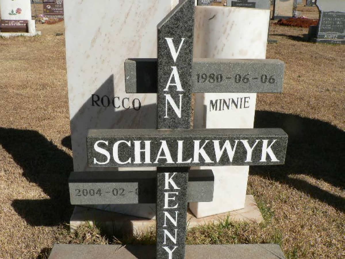 SCHALKWYK Kenny, van 1980-2004