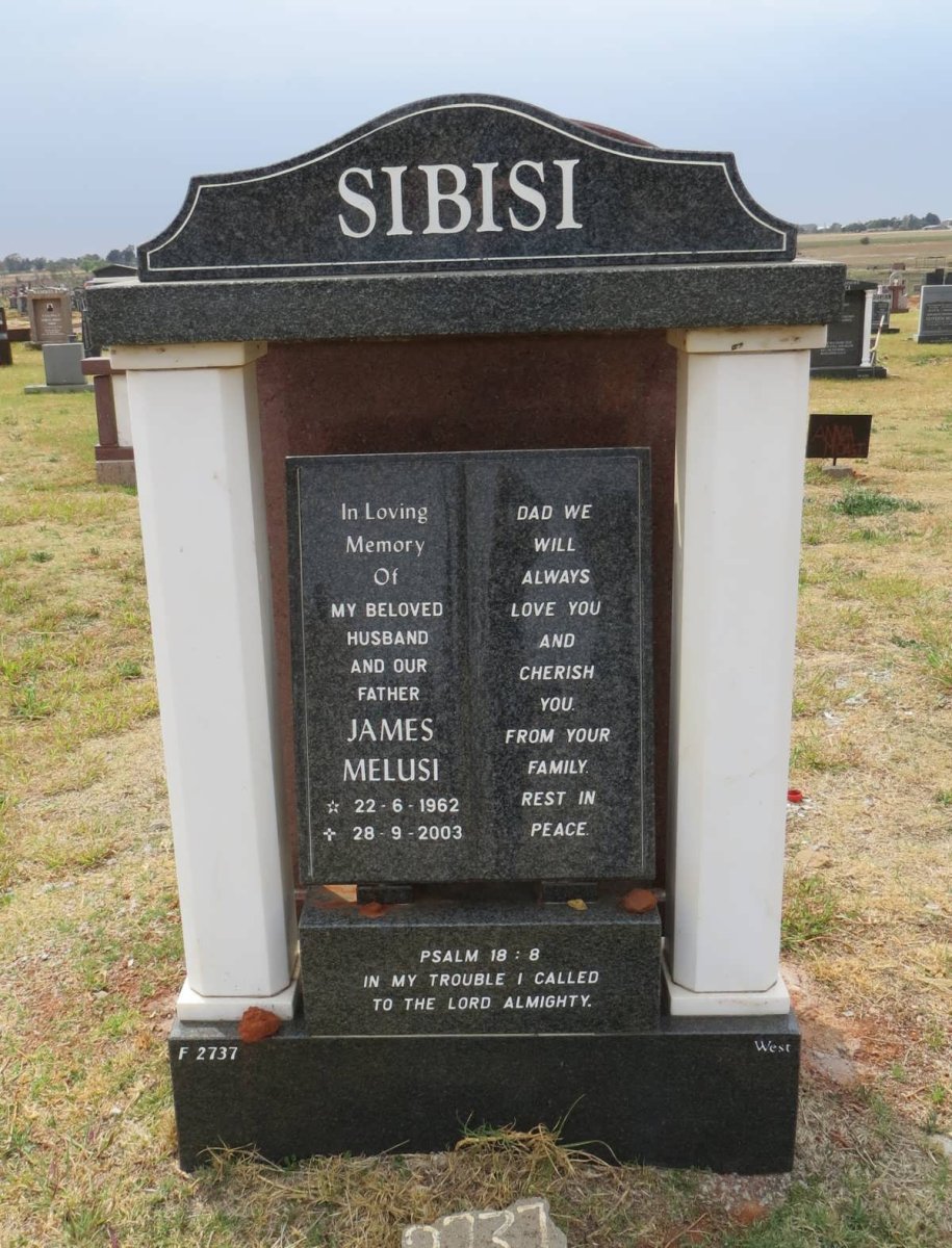 SIBISI James Melusi 1962-2003