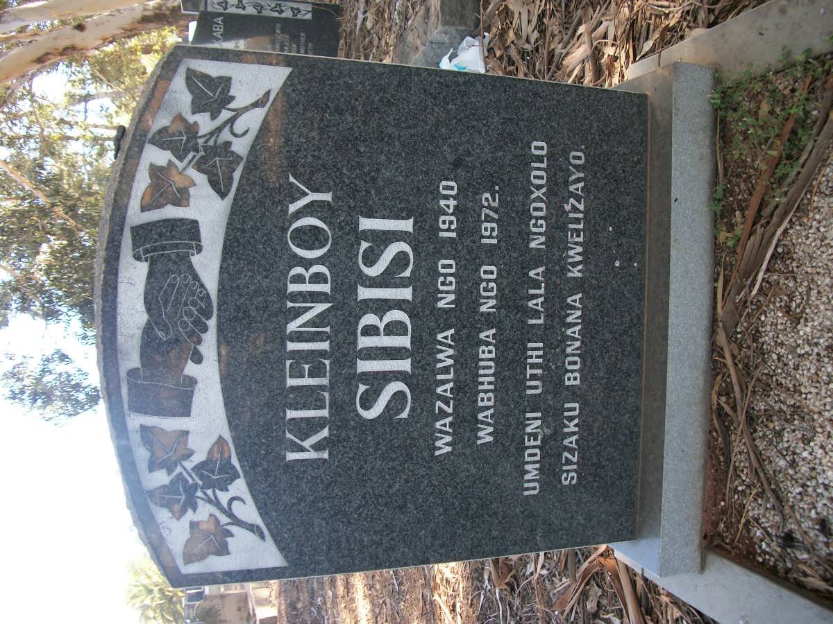 SIBISI Kleinboy 1940-1972