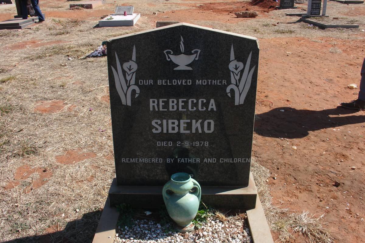 SIBEKO Rebecca -1978
