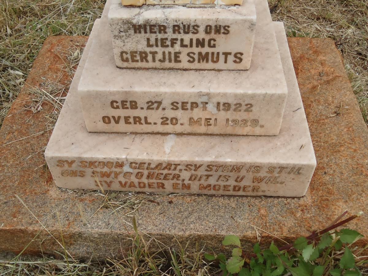SMUTS Gertjie 1922-1929