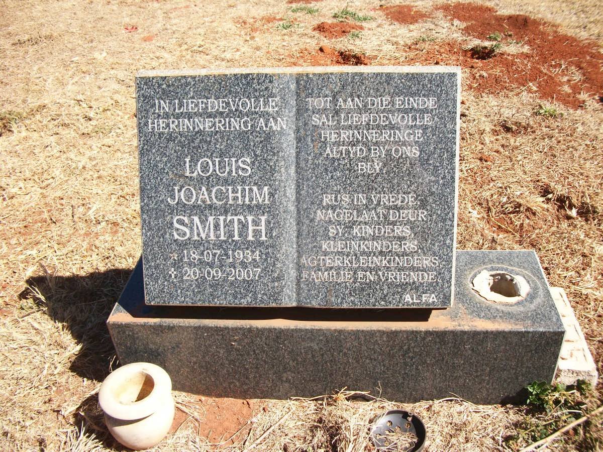 SMITH Louis Joachim 1934-2007