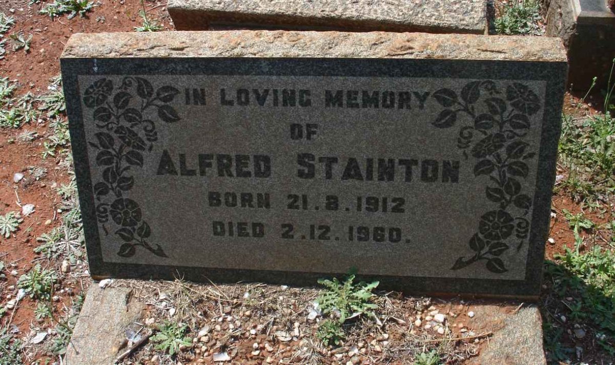 STAINTON Alfred 1912-1960