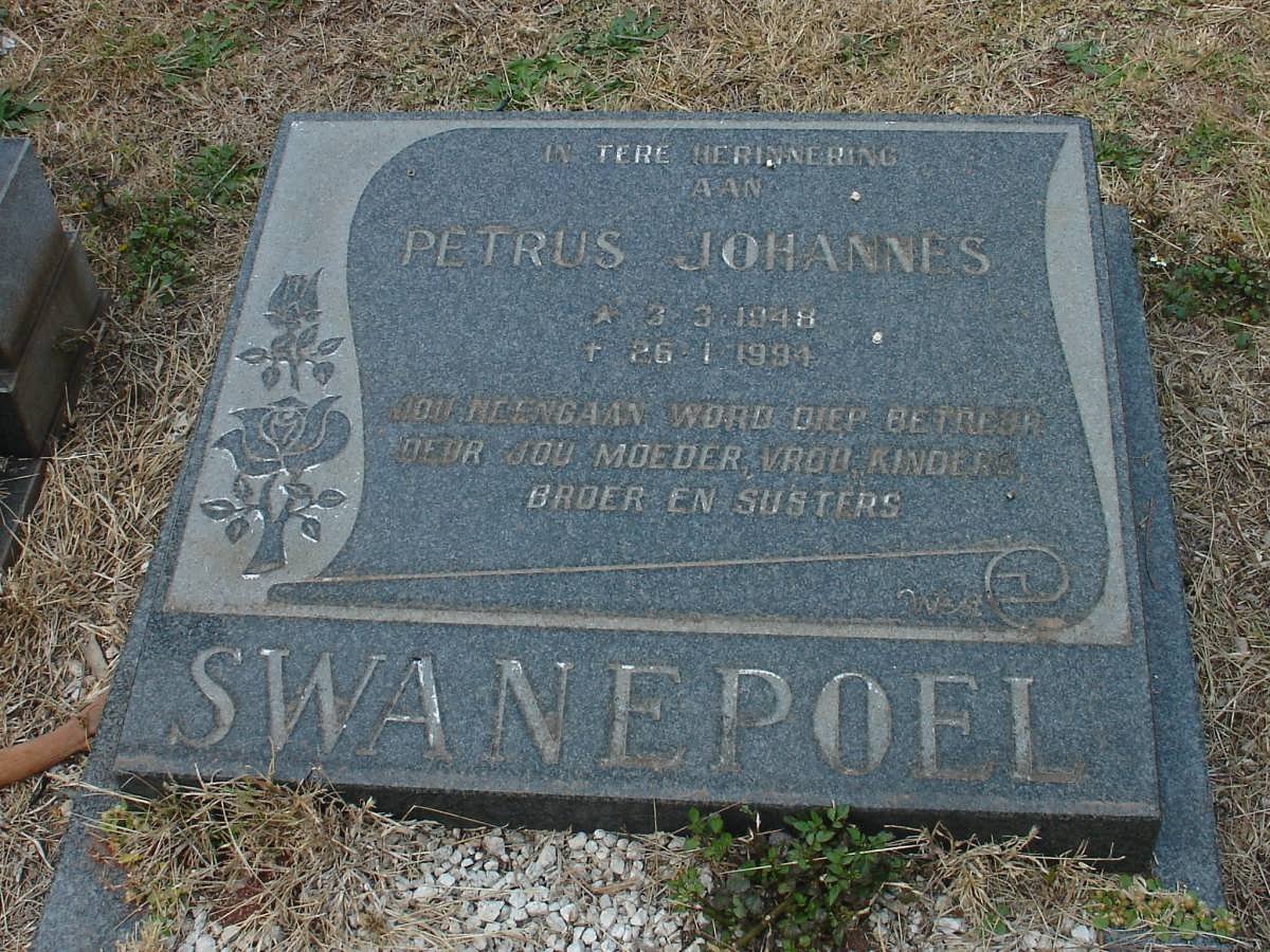 SWANEPOEL Petrus Johannes 1948-1994