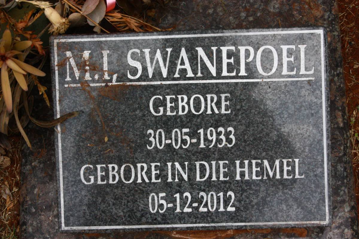 SWANEPOEL M.I. 1933-2012