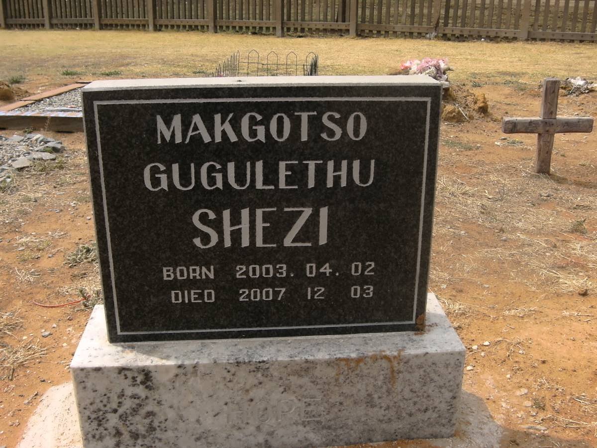 SHEZI Makgotso Gugulethu 2003-2007