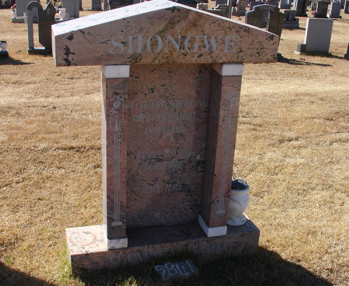 SHONGWE ? Maria