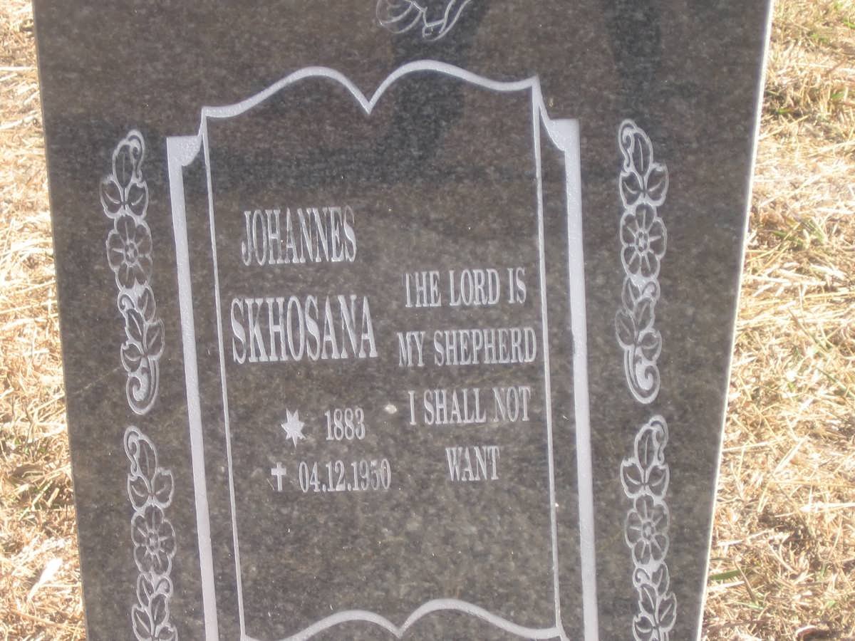 SKHOSANA Johannes 1883-1950