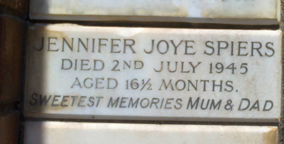 SPIERS Jennifer Joye -1945