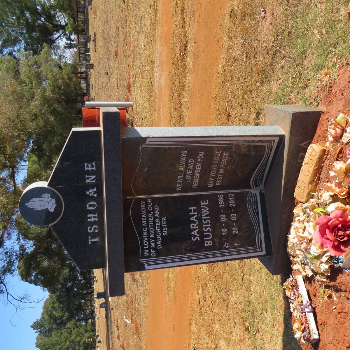 TSHOANE Sarah Busisiwe 1986-2012