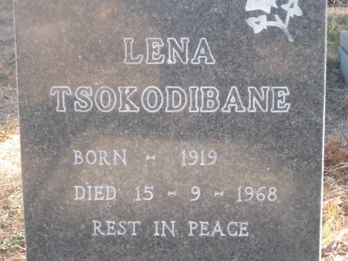 TSOKODIBANE Lena 1919-1968