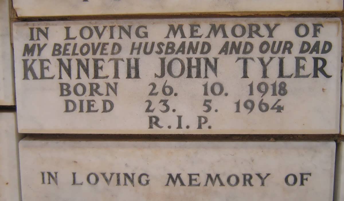 TYLER Kenneth John 1918-1964