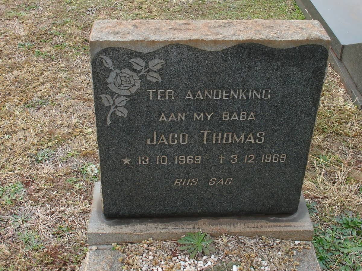 THOMAS Jaco 1969-1969