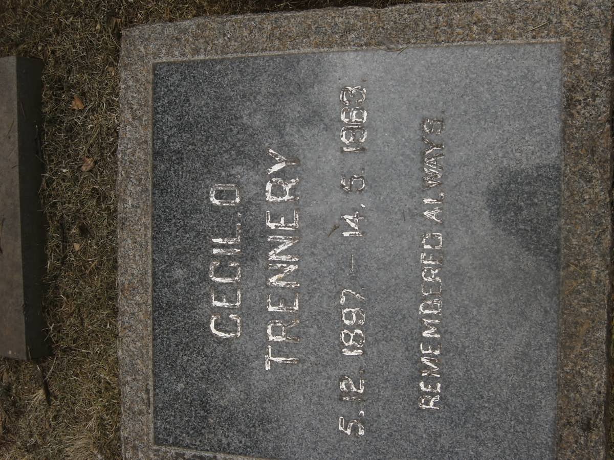 TRENNERY Cecil O. 1897-1963