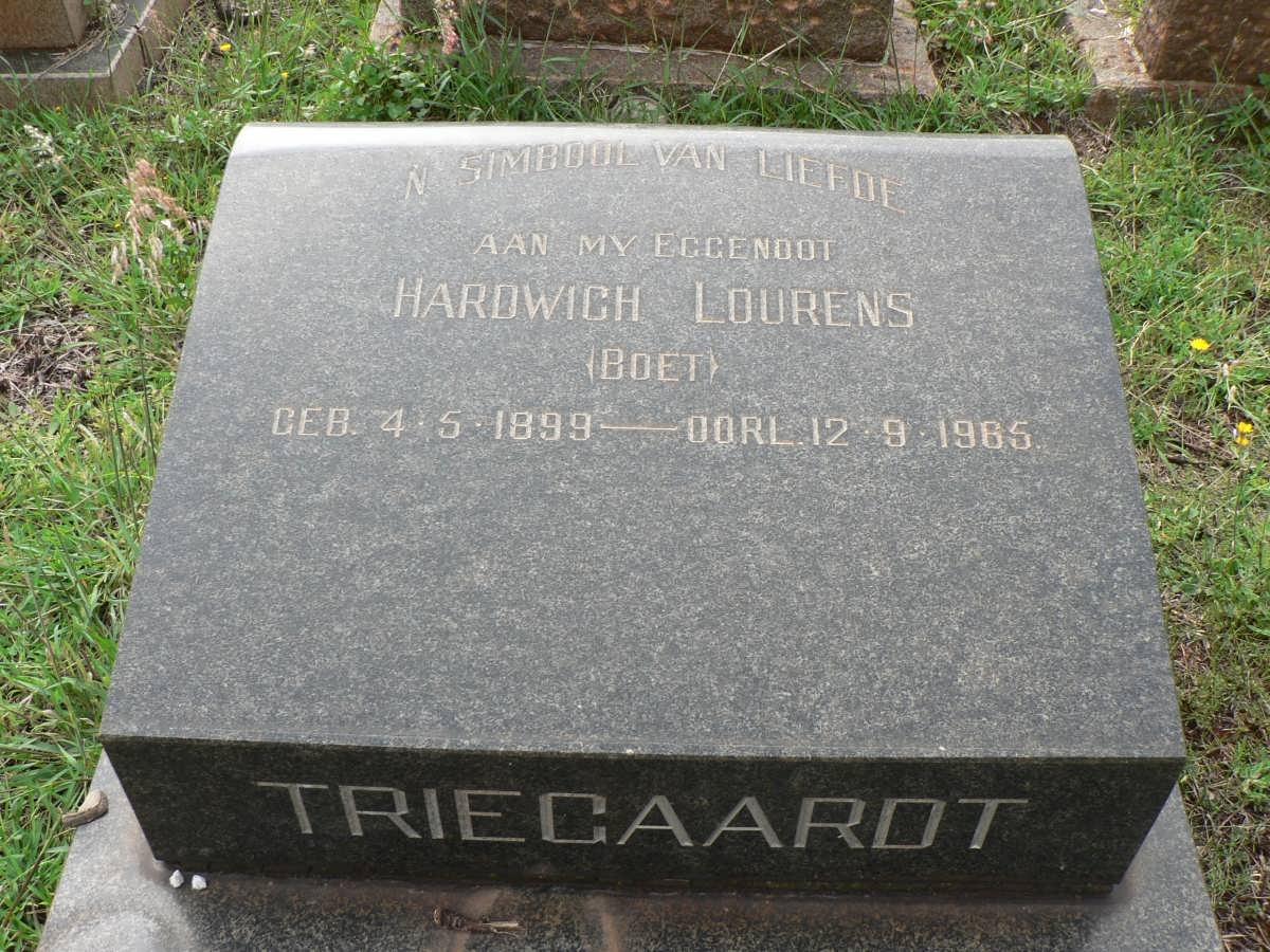TRIEGAARDT Hardwich Lourens 1899-1965
