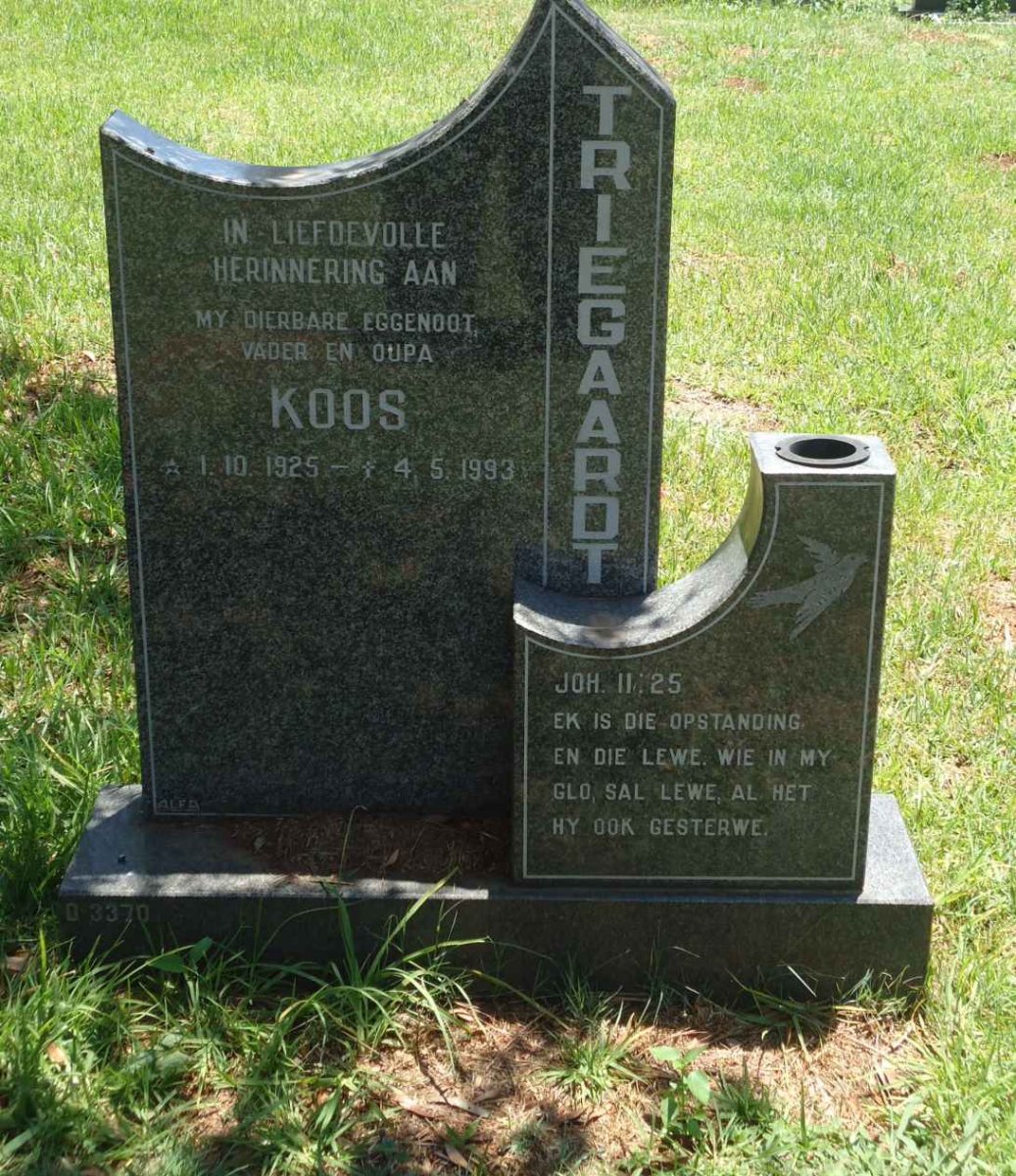 TRIEGAARDT Koos 1925-1993