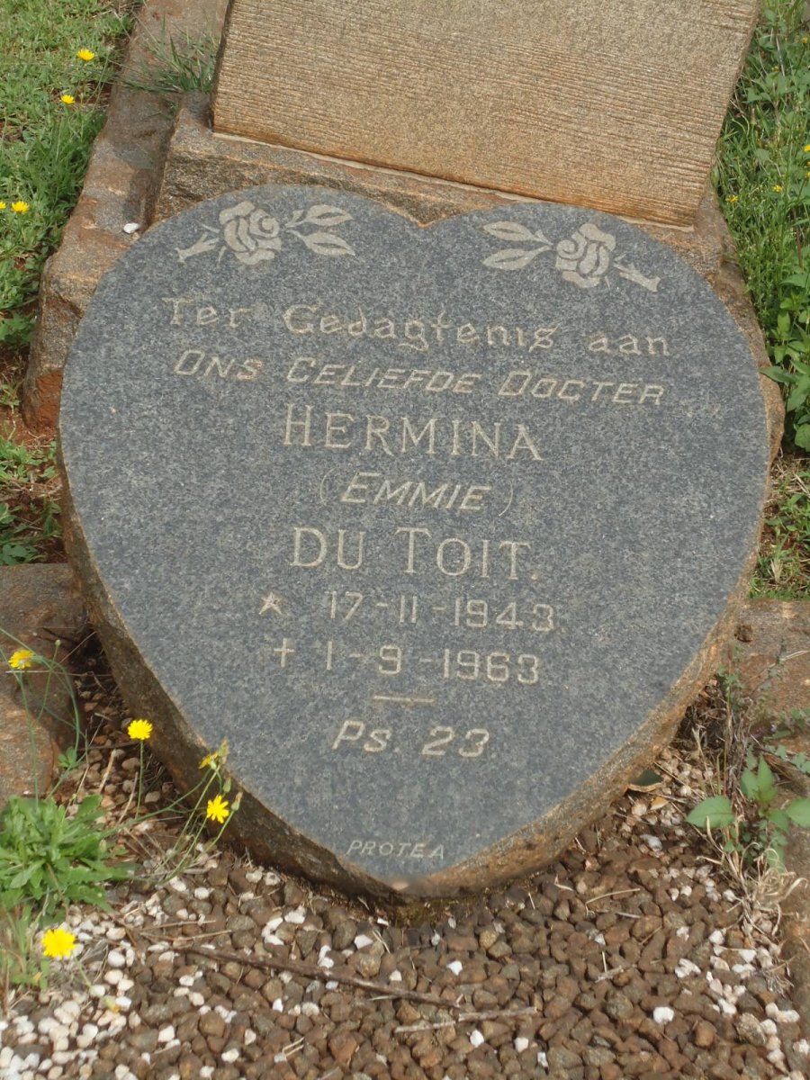 TOIT Hermina, du 1943-1963