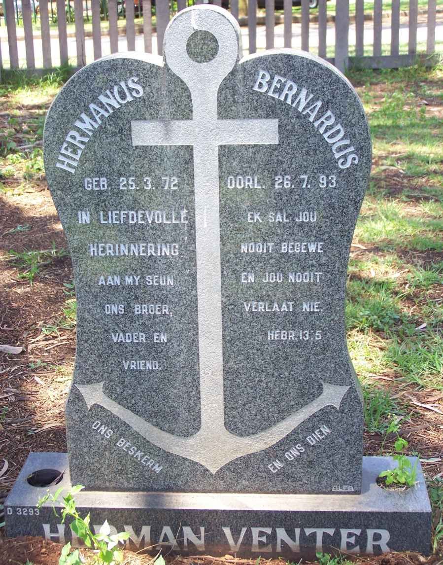 VENTER Hermanus Bernardus 1972-1993 [72-93]