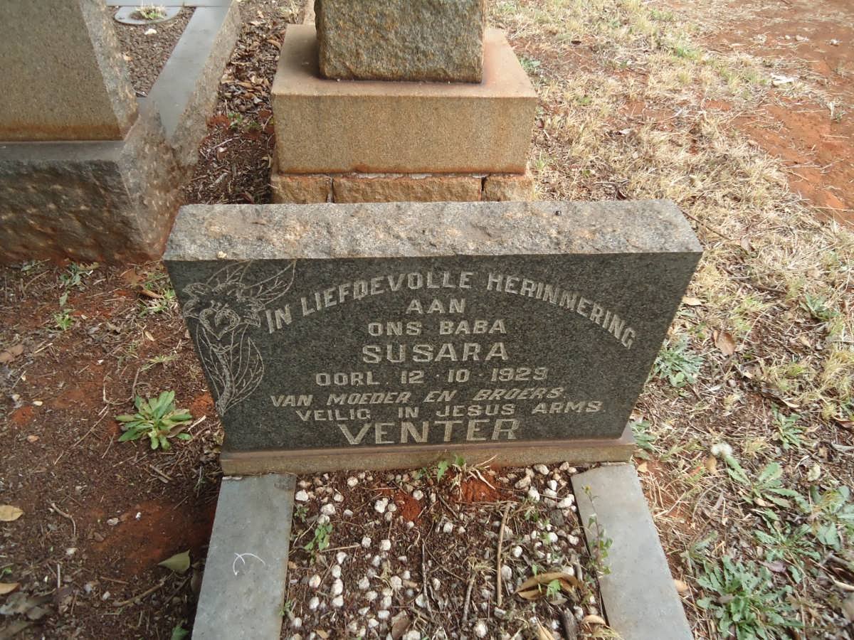 VENTER Susara -1929