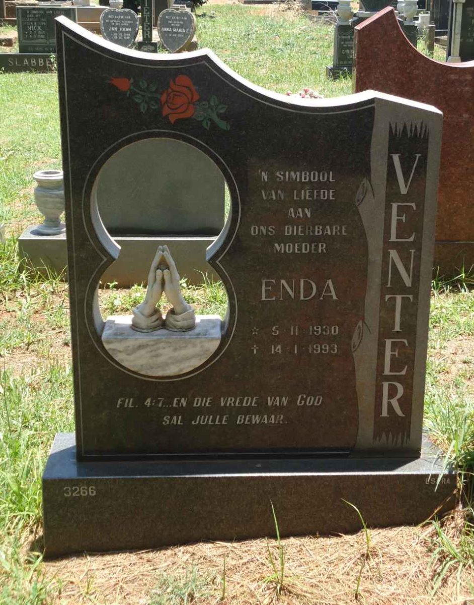VENTER Enda 1930-1993