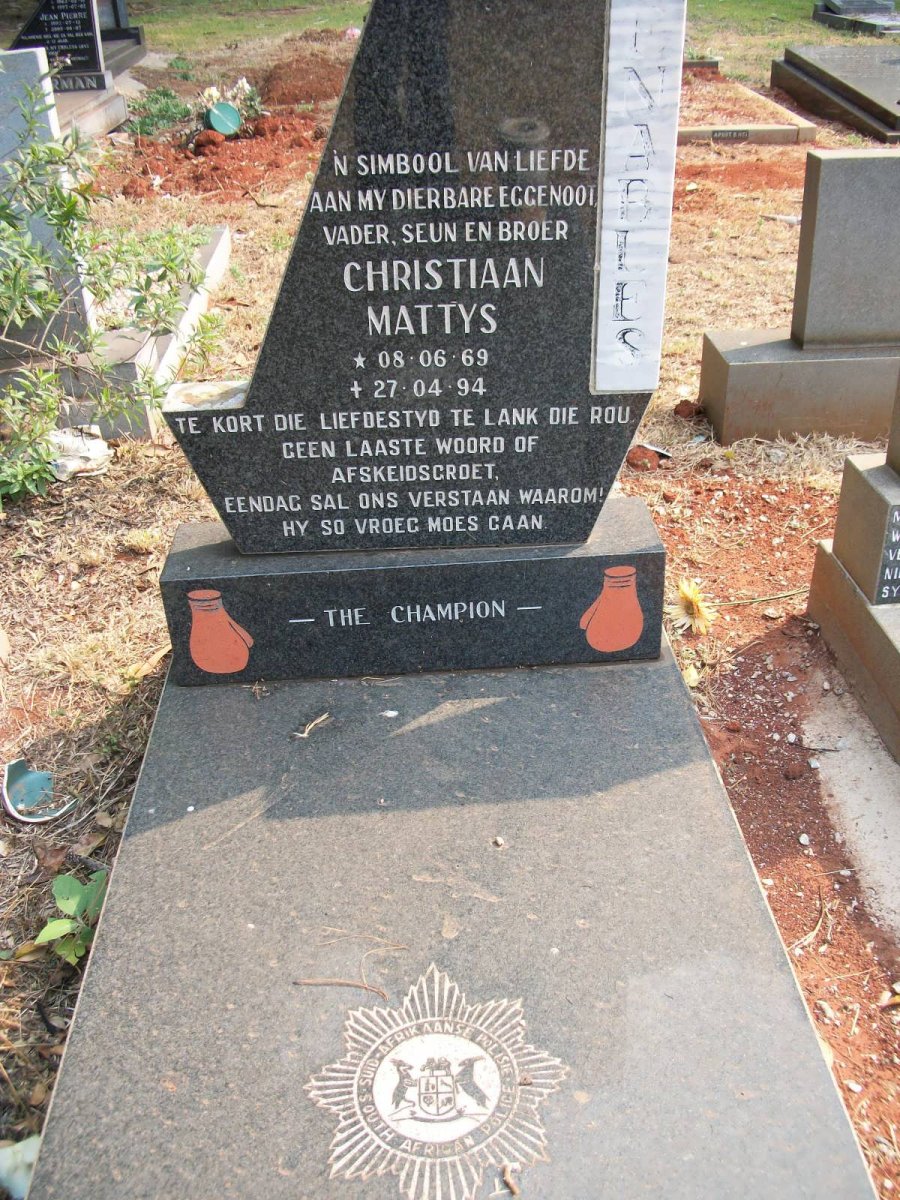 VENABLES Christiaan Mattys 1969-1994