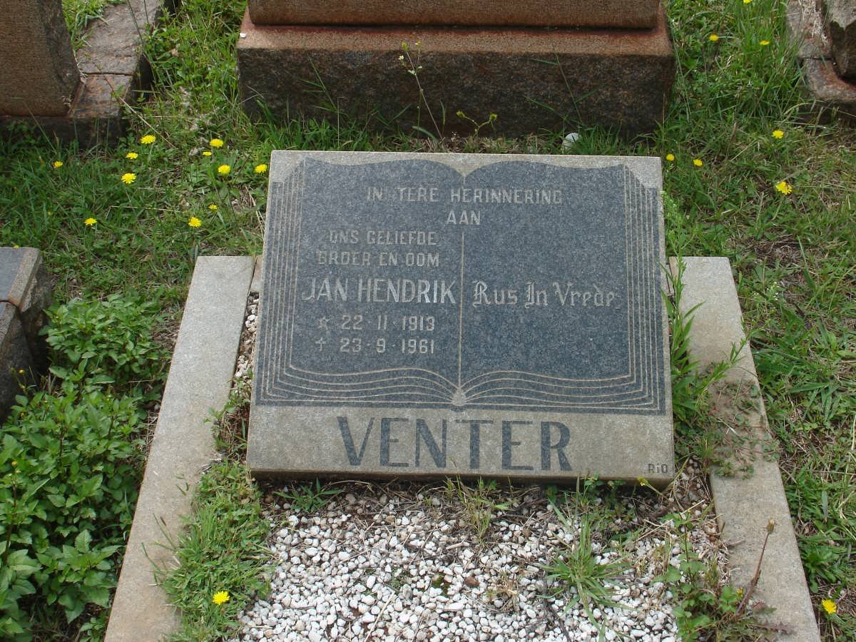 VENTER Jan Hendrik 1913-1961