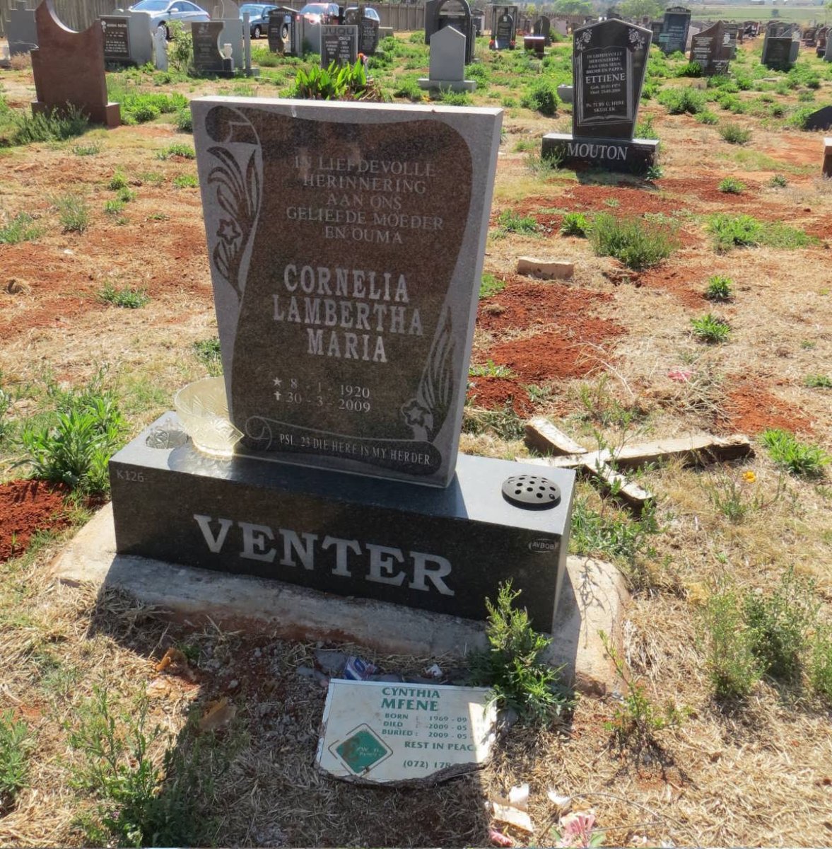 VENTER Cornelia Lambertha Maria 1920-2009