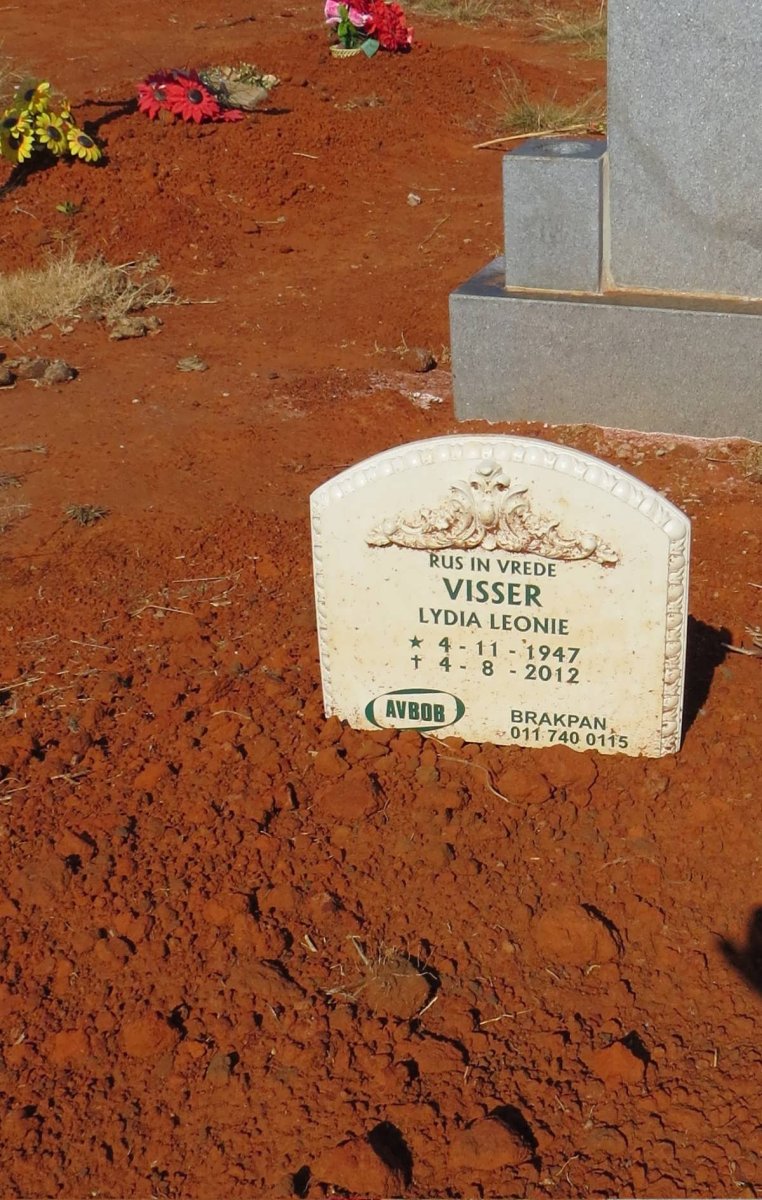 VISSER Lydia Leonie 1947-2012