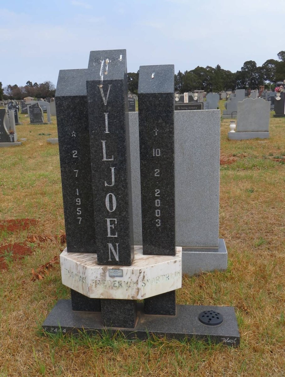 VILJOEN Thomas Frederick Smartryk 1957-2003