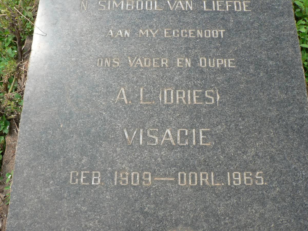 VISAGIE A.L. 1909-1965