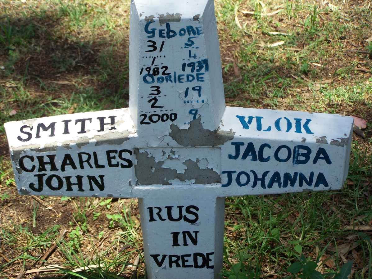 VLOK Jacoba Johanna 1937- :: SMITH Charles John 1982-2000