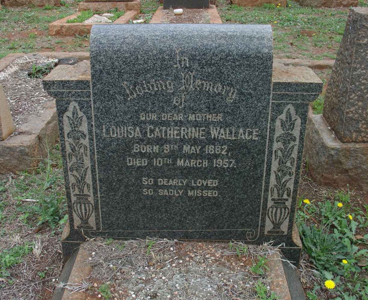 WALLACE Louisa Catherine 1882-1957
