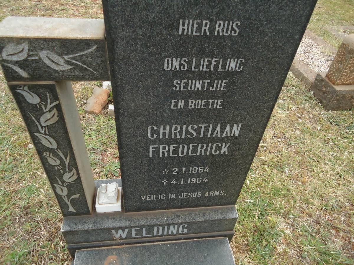 WELDING Christiaan Frederick 1964-1964