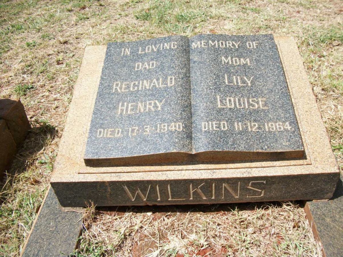 WILKINS Reginald Henry -1940 &amp; Lily Louise -1964