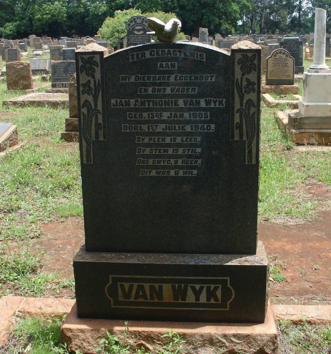 WYK Jan Anthonie, van 1905-1940