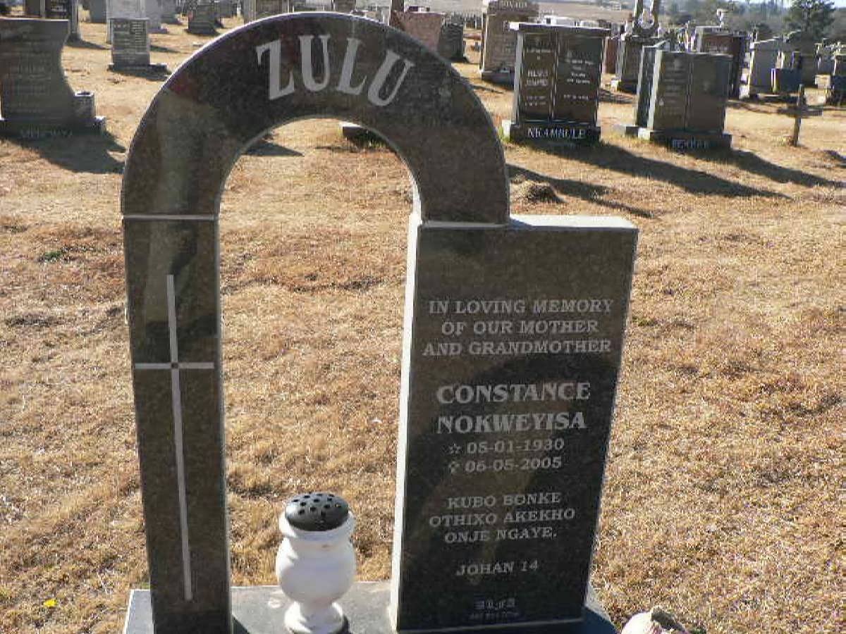 ZULU Constance Nokweyisa 1930-2005
