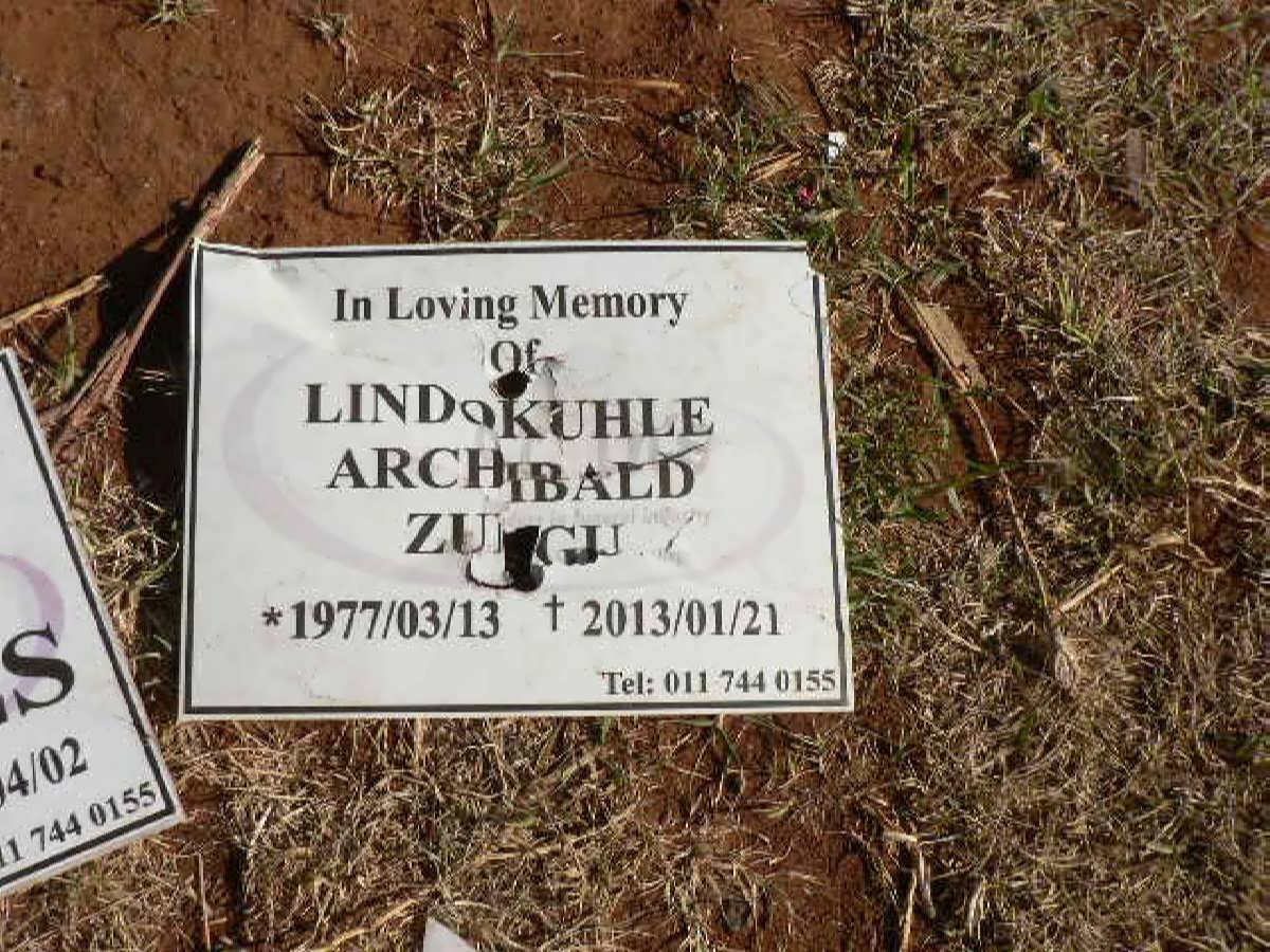ZUNGU Lindokuhle Archibald 1977-2013