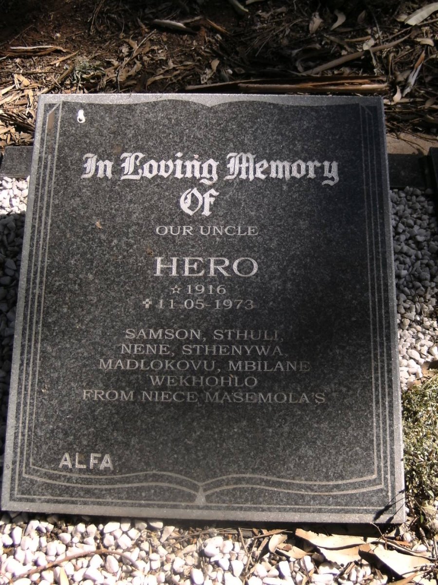 ? Hero 1916-1973