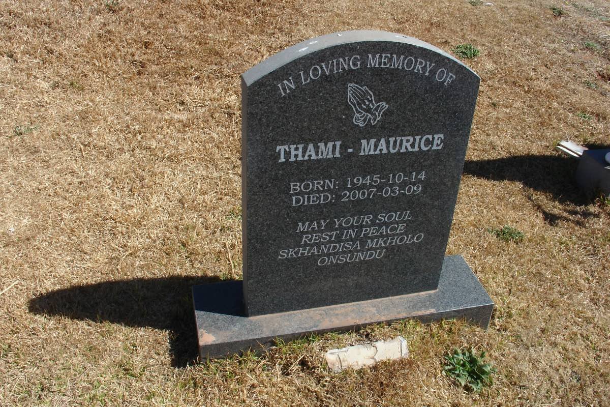 ? Thami-Maurice 1945-2007
