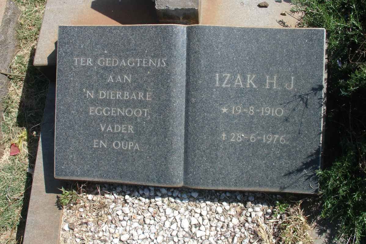 ? Izak H.J. 1910-1976