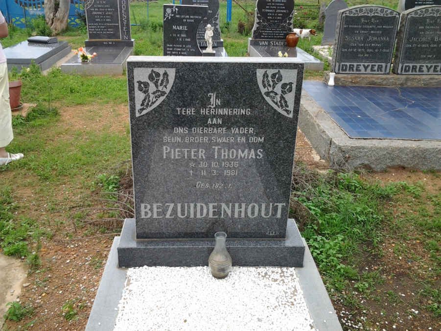 BEZUIDENHOUT Pieter Thomas 1936-1991