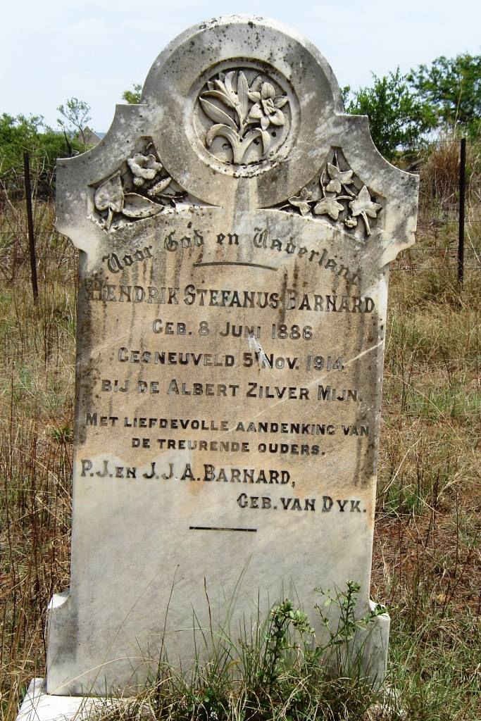 BARNARD Hendrik Stefanus 1886-1914