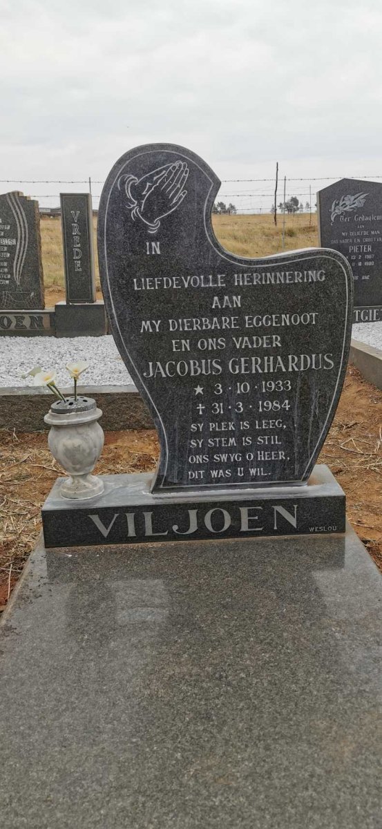 VILJOEN Jacobus Gerhardus 1933-1984