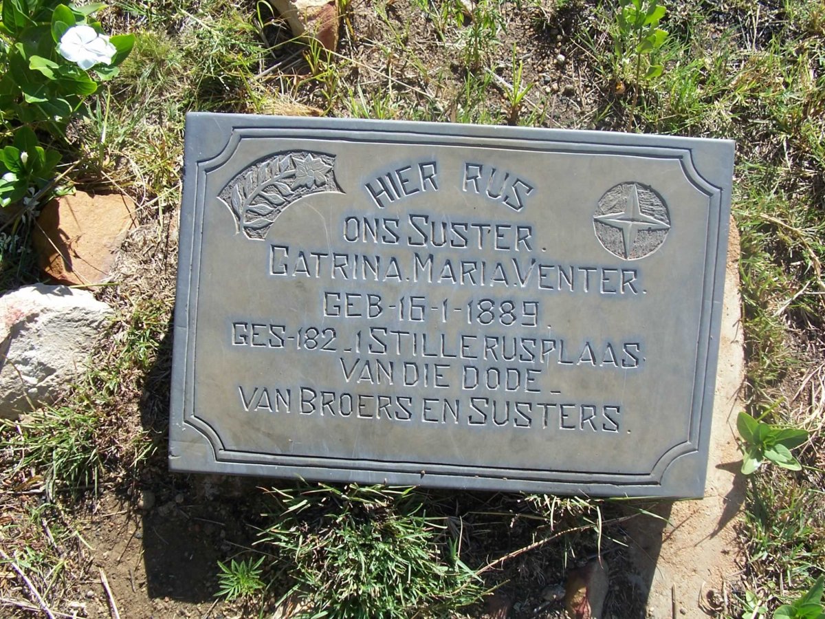 VENTER Catrina Maria 1889-