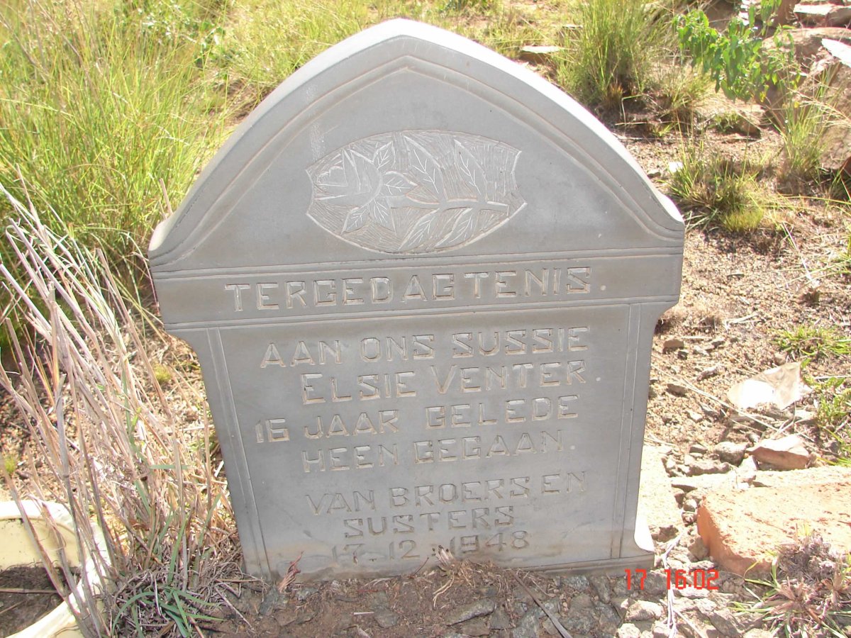 VENTER Elsie   1932-1932